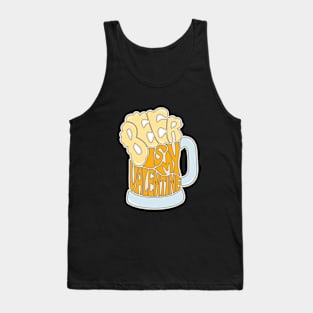 Beer is My Valentine Tank Top